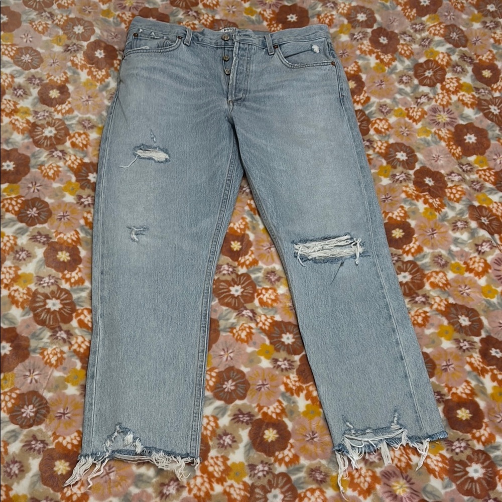 Agolde Jamie high rise “Skeptic”